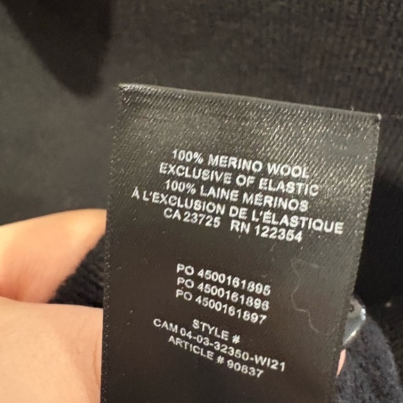 WILFRED- Small - Essential Merino Wool Mockneck - Picture 4 of 8